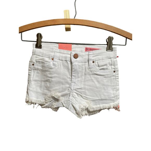 Blank NYC Other - Blank‎ NYC White Denim Jean Shorts Mini Mercer Super Skinny Size 8 Girls
